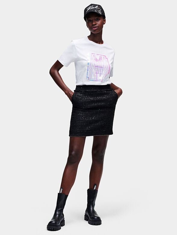 Sparkle Boucle Skirt - 1