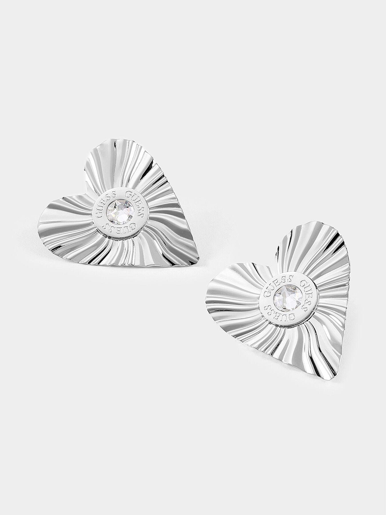 Guess heart shaped earrings online