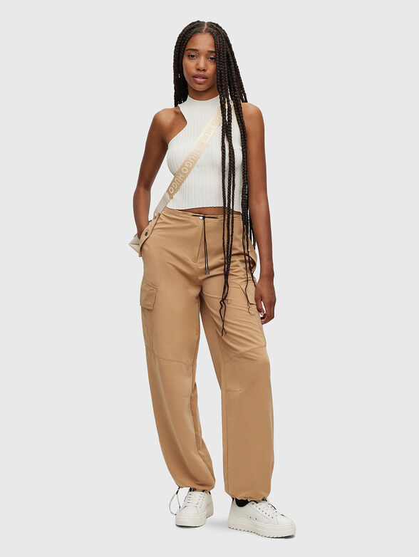 SHAREY asymmetrical detail top - 2