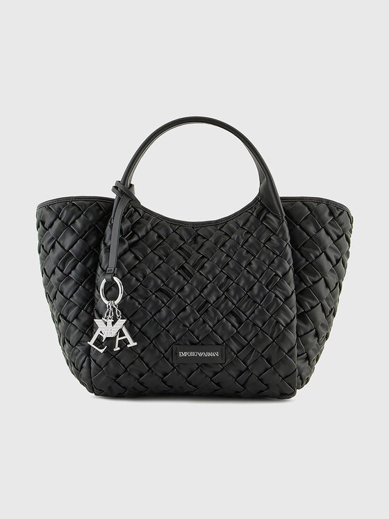 Shopper bag with woven texture - 1