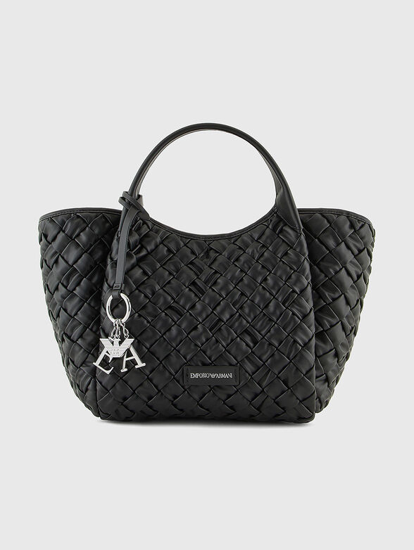 Shopper bag with woven texture - 1