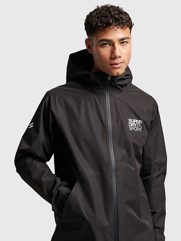 Black waterproof jacket - 1