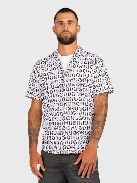 ELLINO shirt with logo print