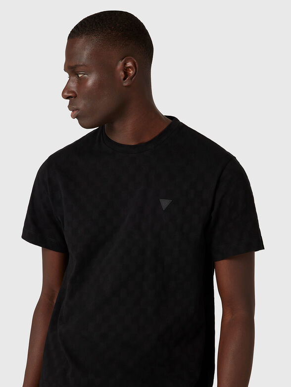 Round neck cotton T-shirt - 4