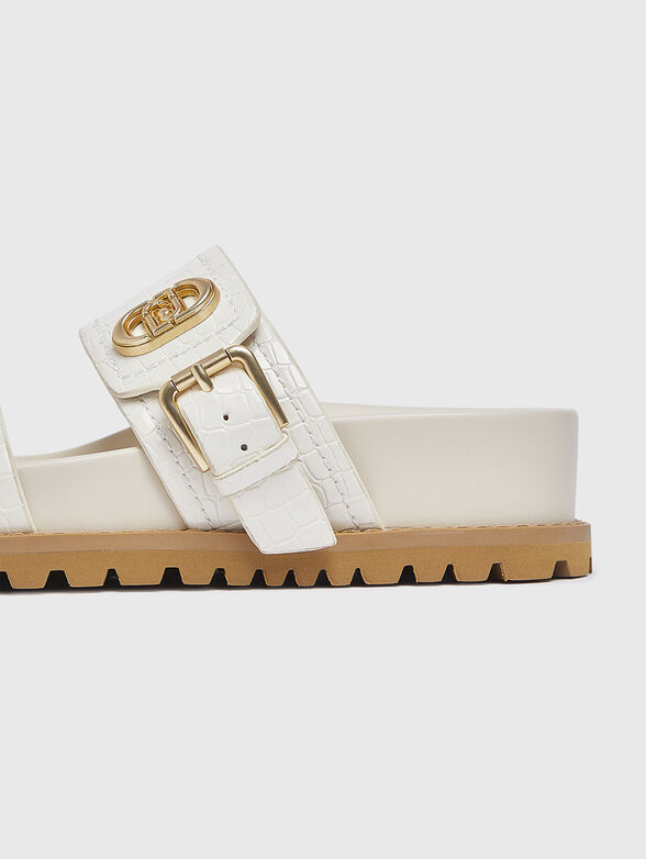 LIVIA 02 sandals with gold tone detail - 4