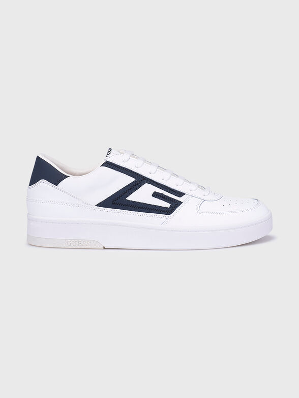 SILEA black sports shoes with contrasting inserts - 1