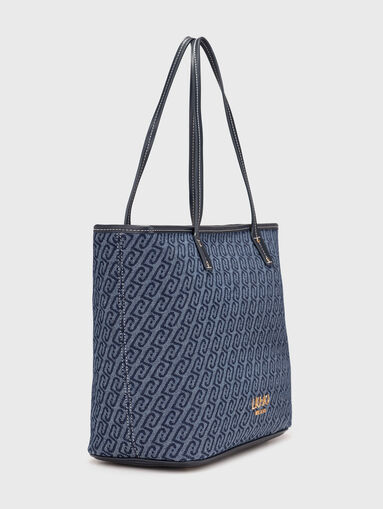 Bag with monogram logo print - 3
