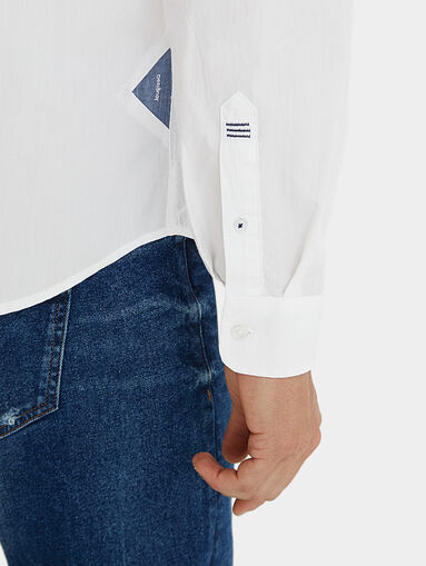 ADELINO Shirt with contrasting print - 3