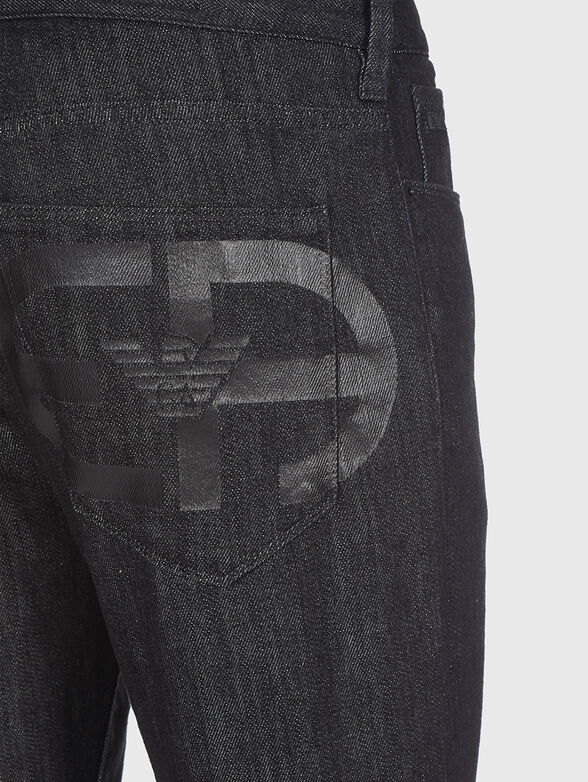 Slim jeans with logo - 4