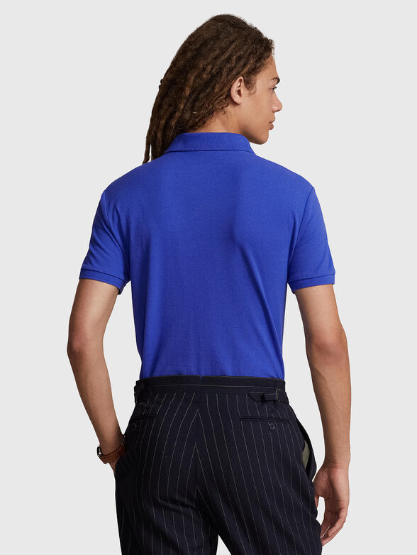 Polo shirt with contrast logo  - 3