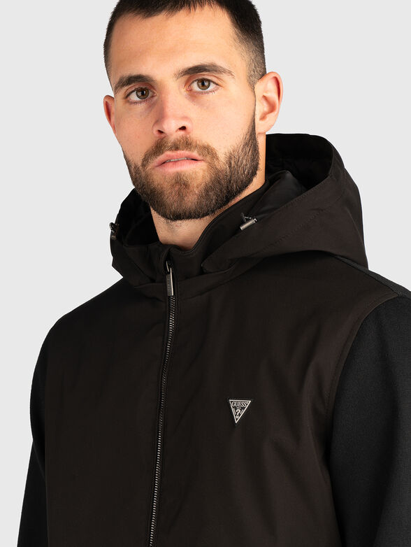 Jacket with removable hood - 4
