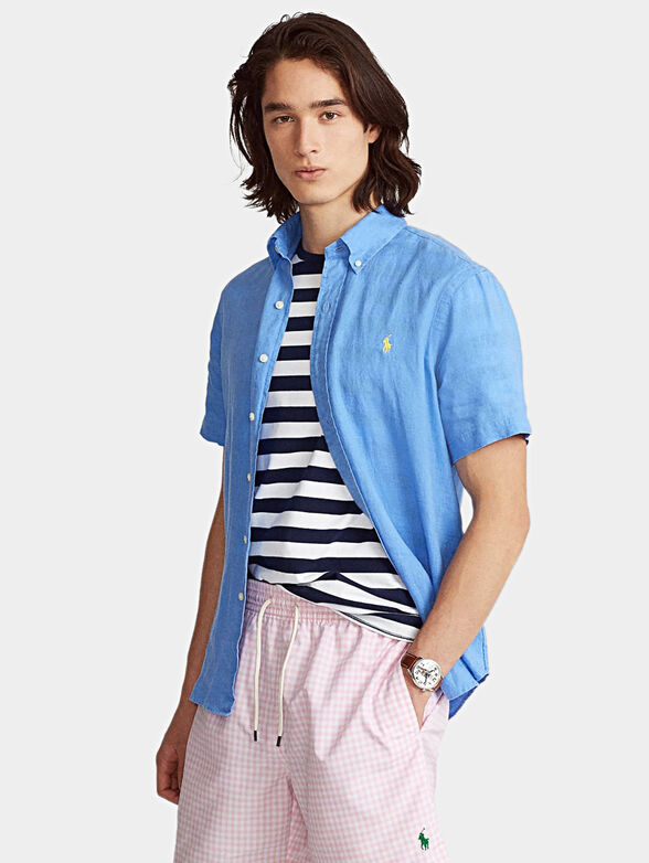 Shirt with short sleeves - 1