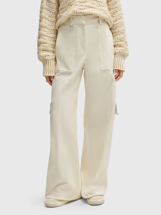 TENERIA high waisted cargo trousers - 1