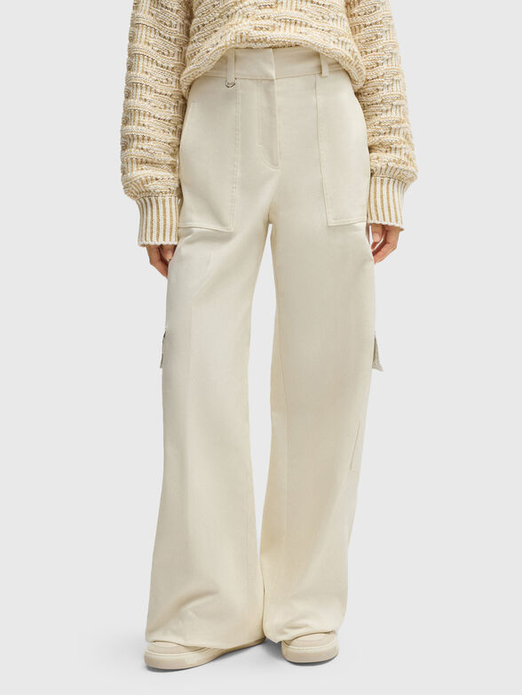 TENERIA high waisted cargo trousers - 1