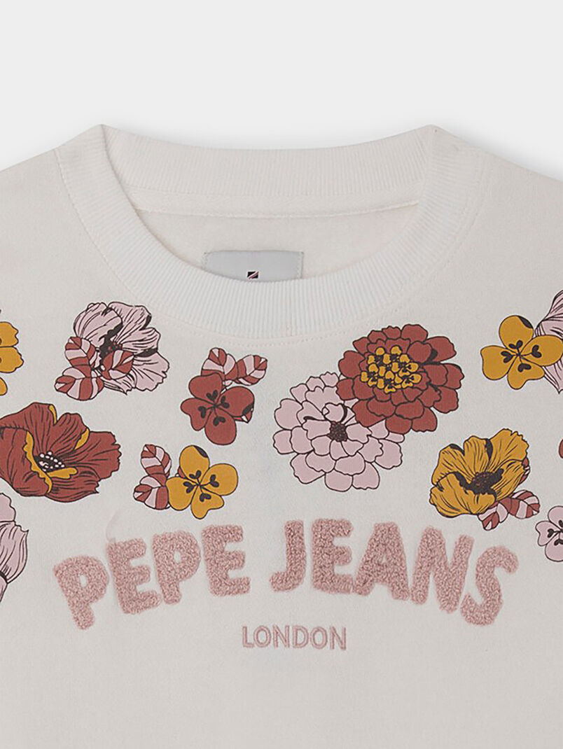 ELEANOR sweatshirt with floral motifs  - 3