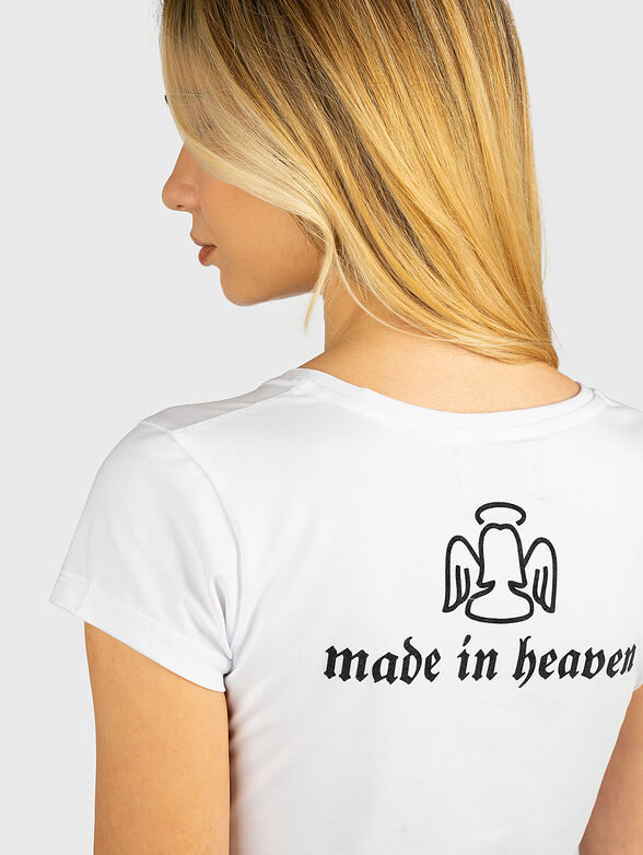 GMTSL057 T-shirt with contrasting print  - 3