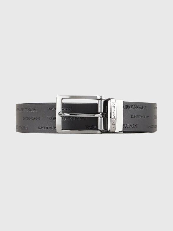 Reversible belt with logo  - 1