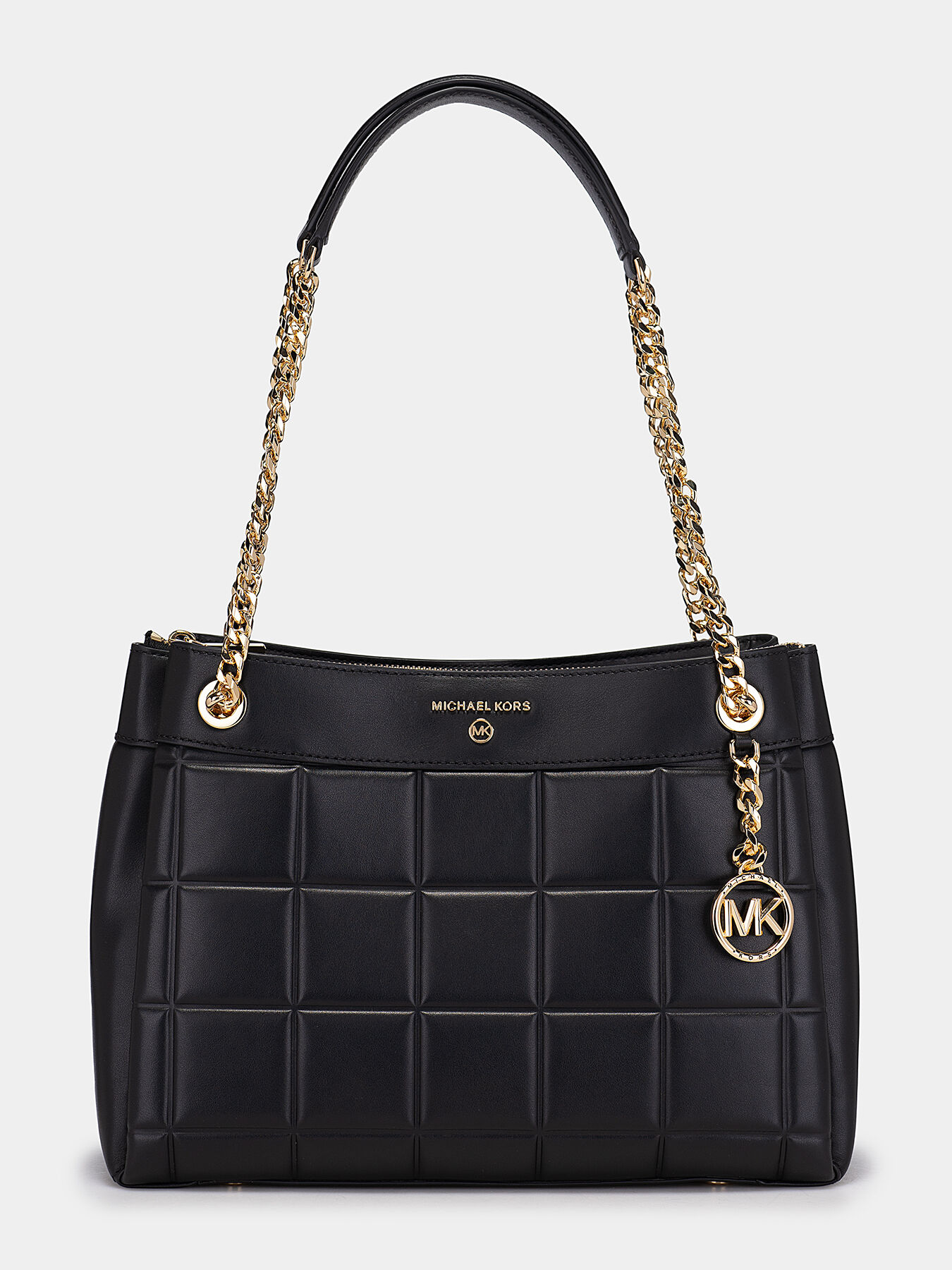 Tote bag with quilted effect and golden handles brand MICHAEL KORS Globalbrandsstore en