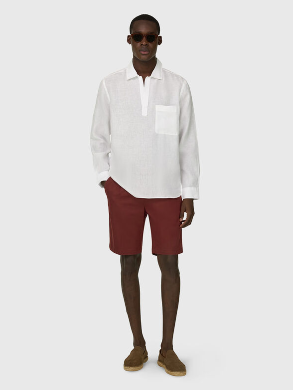 Regular fit linen shirt - 1