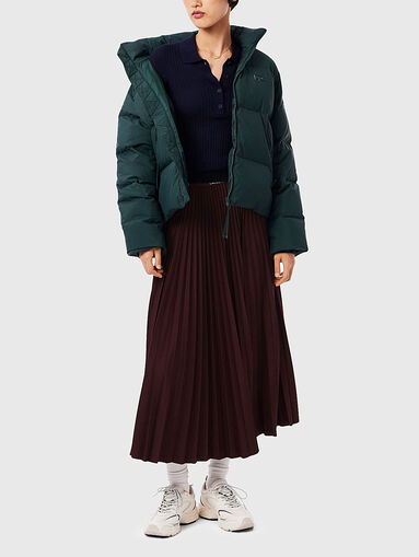 Midi pleated skirt - 5