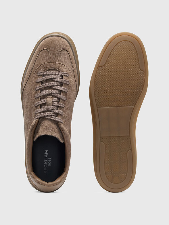 BECKHAM x BOSS suede trainers - 5