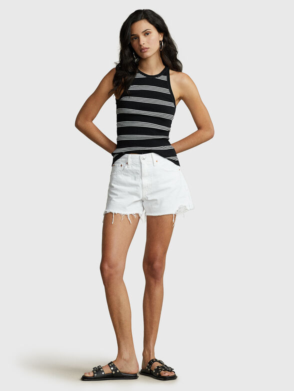 Striped top of elastic rips - 2
