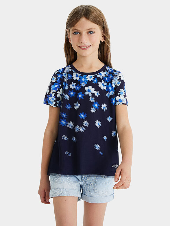 T-shirt with floral print OPORTO - 1