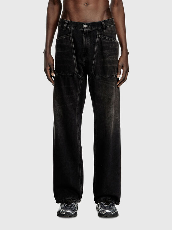 Дънки D-ZETA L.32 с широки крачоли - 1