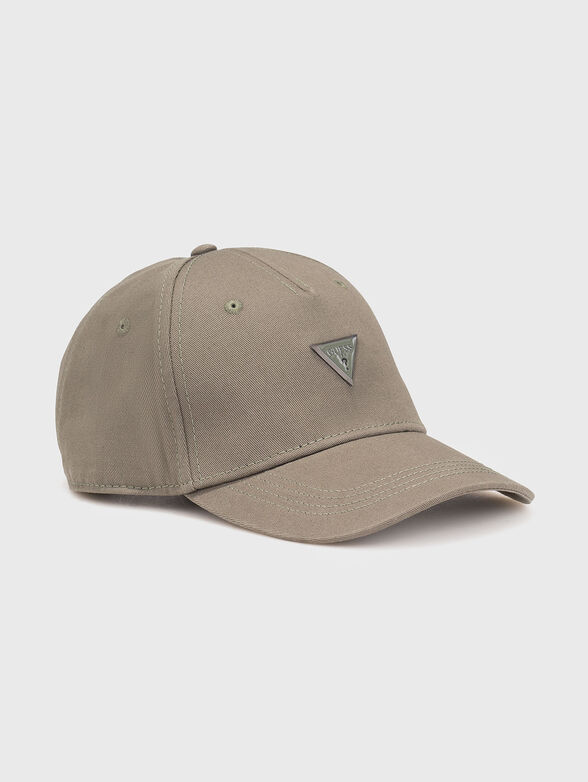 Baseball cap with triangular logo - 1