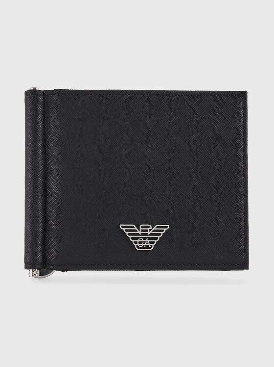 Портмоне с релефен лого акцент - 1
