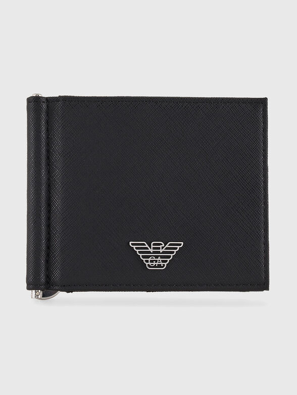 Wallet with embossed logo accent - 1