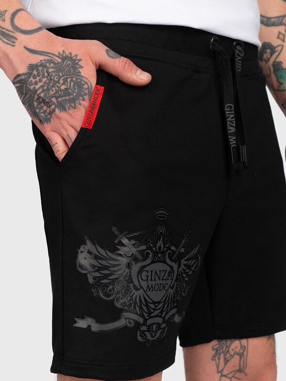 Shorts GMSH011 with logo element - 4
