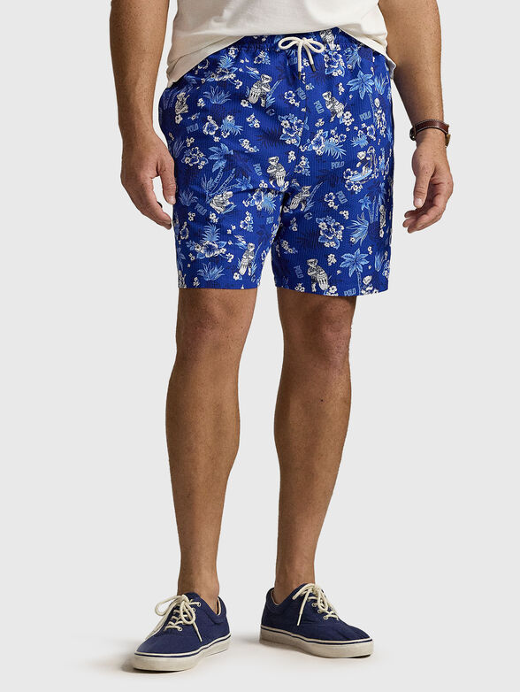 Shorts with logo print - 1