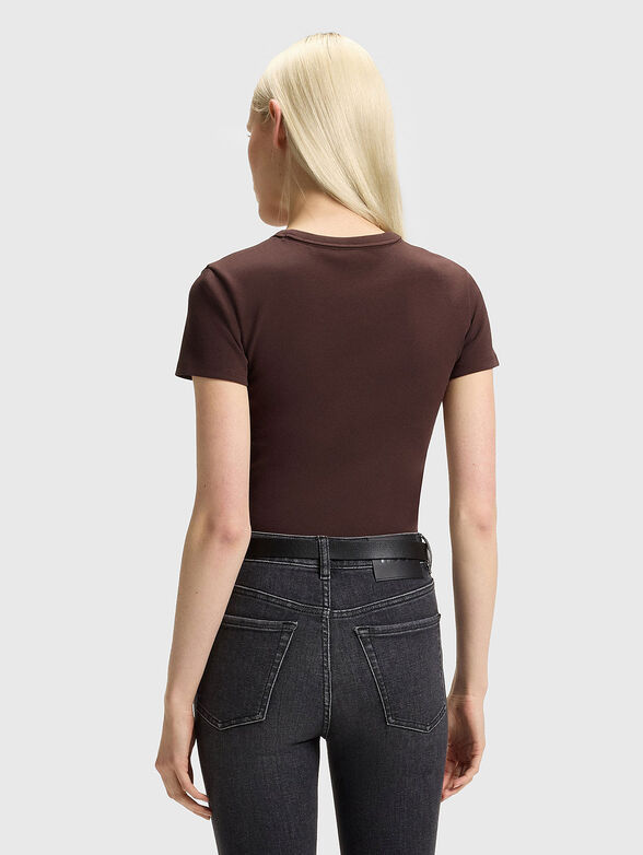 Short T-shirt with logo - 3