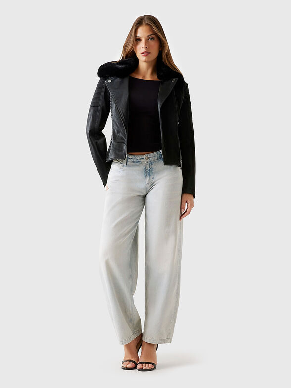DARCEY jacket with accent collar - 2
