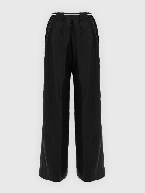 Trousers  with a high waist and wide legs - 2