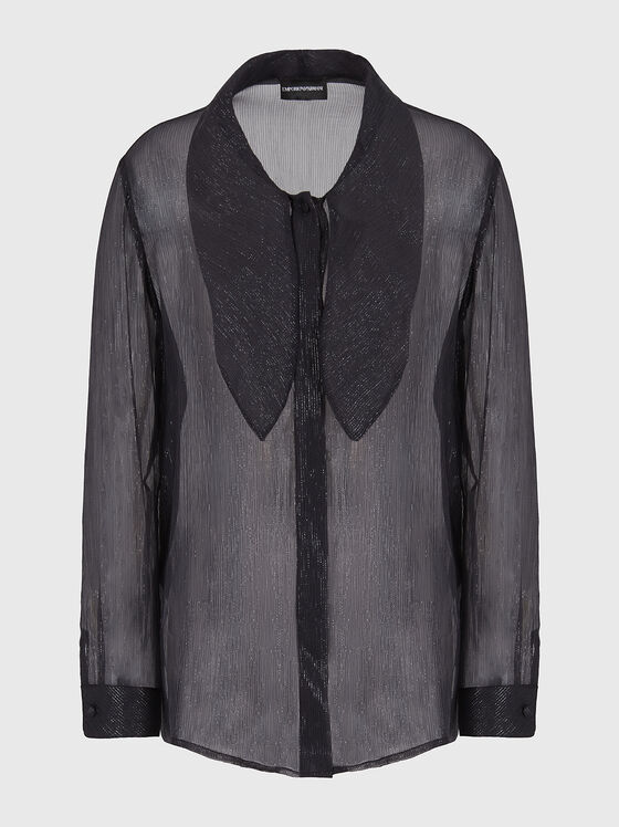 Риза с полупрозрачен ефект - 1