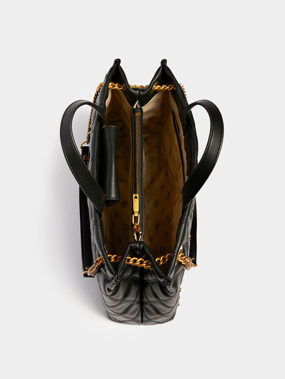 TRIANA tote bag with metal studs in gold color - 4