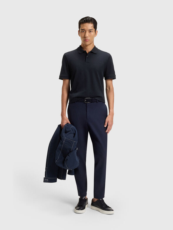 Short sleeve cotton polo shirt - 2