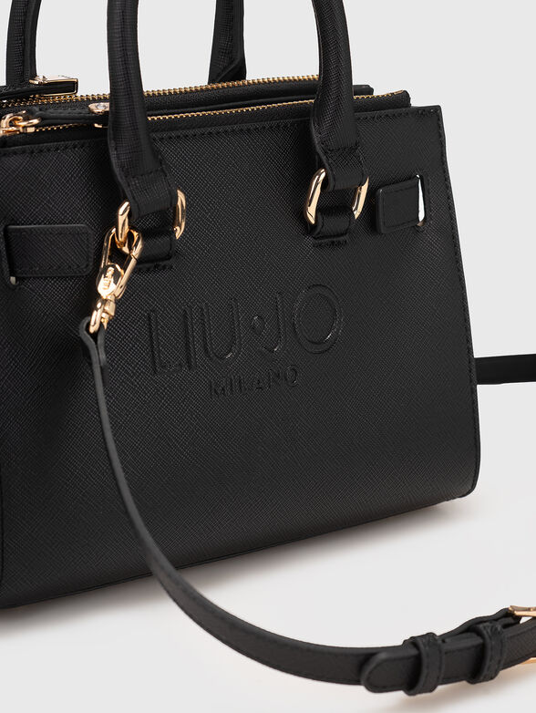 BOSTON handbag with embossed logo - 5