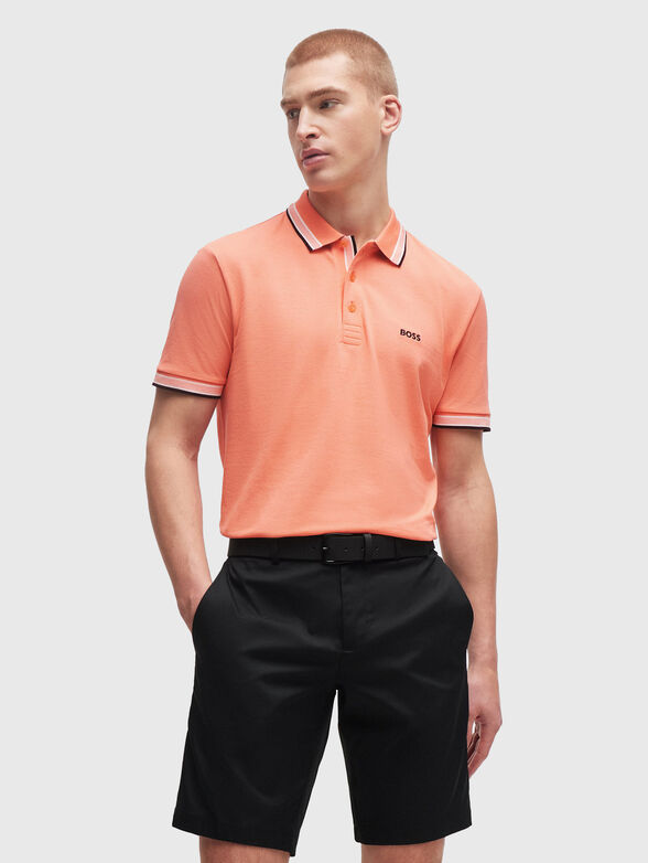 PADDY short sleeved polo shirt in ecru - 1