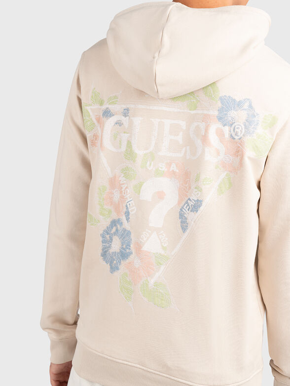 Sweatshirt with accent print on the back  - 6