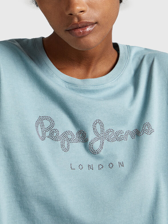 HAILEY T-shirt with rhinestones - 4