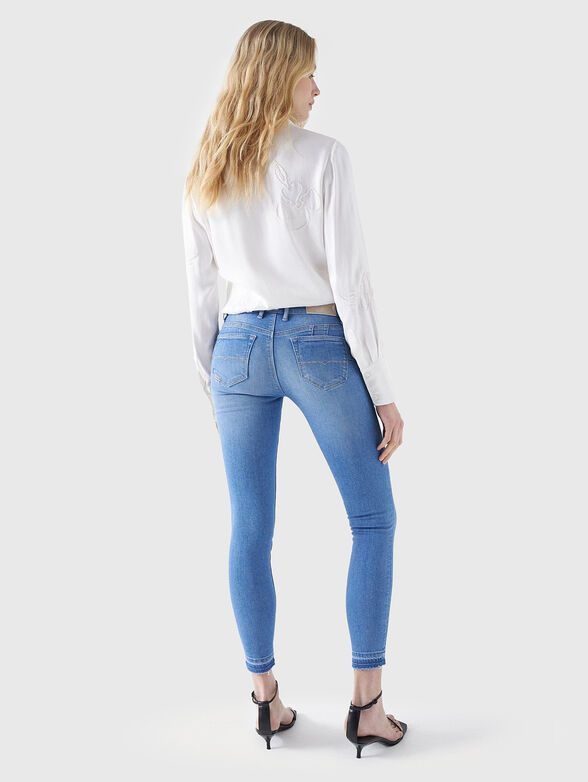 Cropped blue jeans - 2