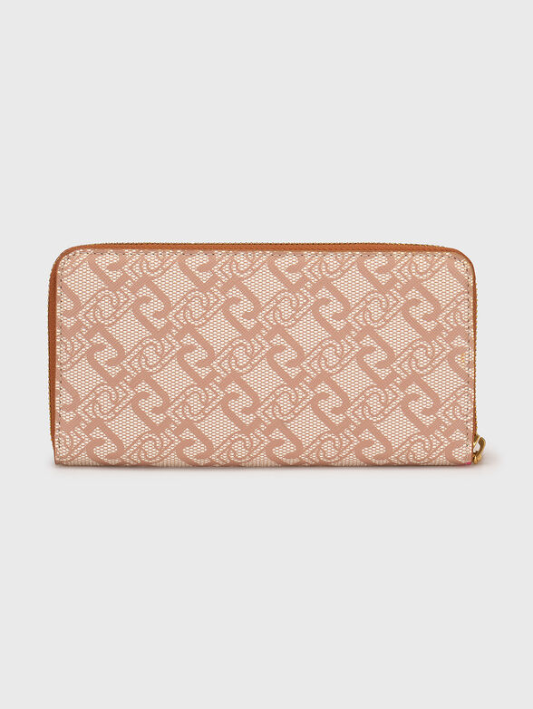 Beige purse with contrasting accents - 2