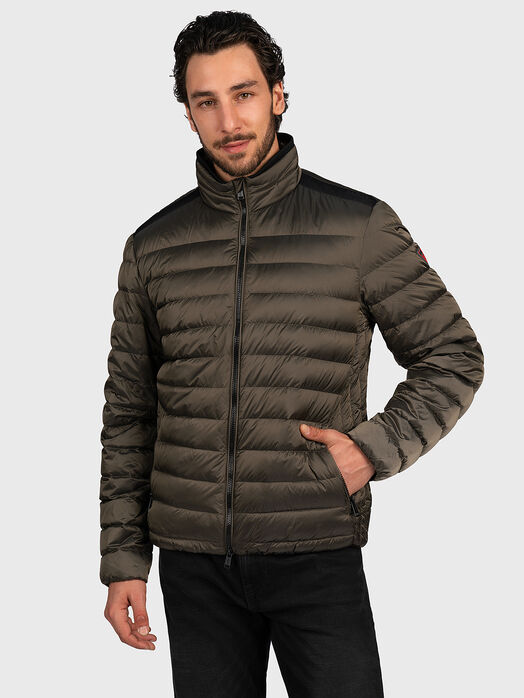 Black padded jacket