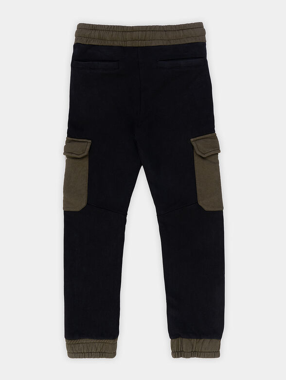 Black sports trousers with logo accent - 2
