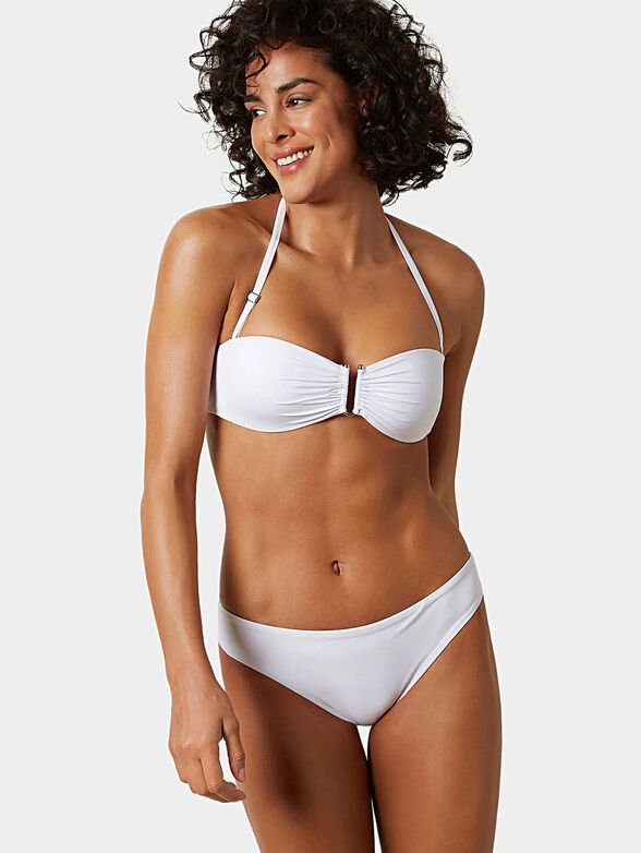 ESSENTIALS bikini bra in white color - 3