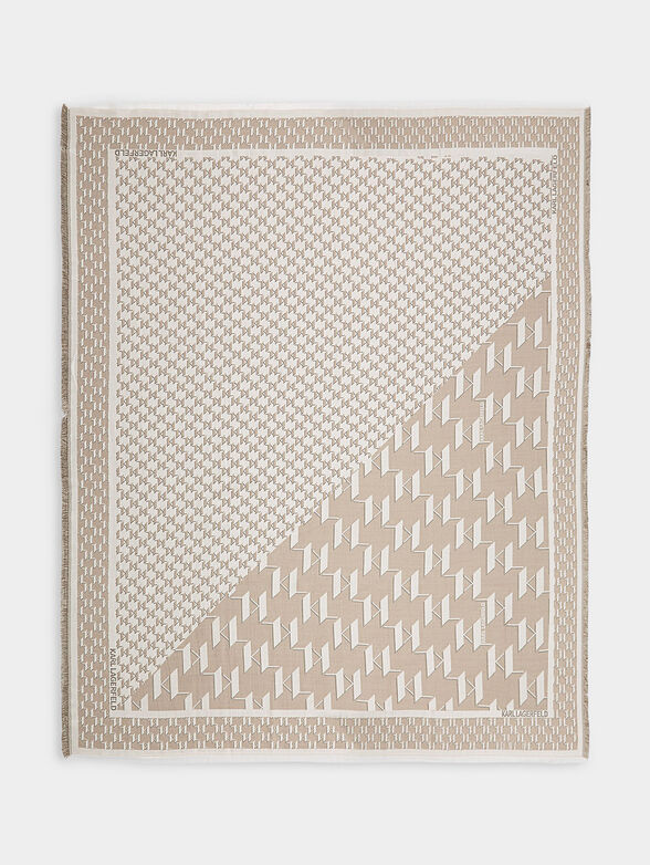 K/MONOGRAM silk scarf - 2