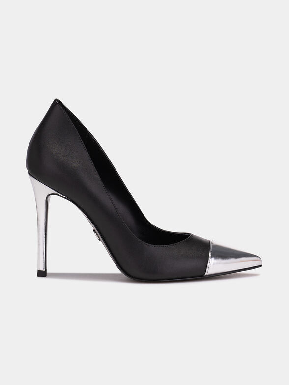 Pumps with silver-colored details - 1
